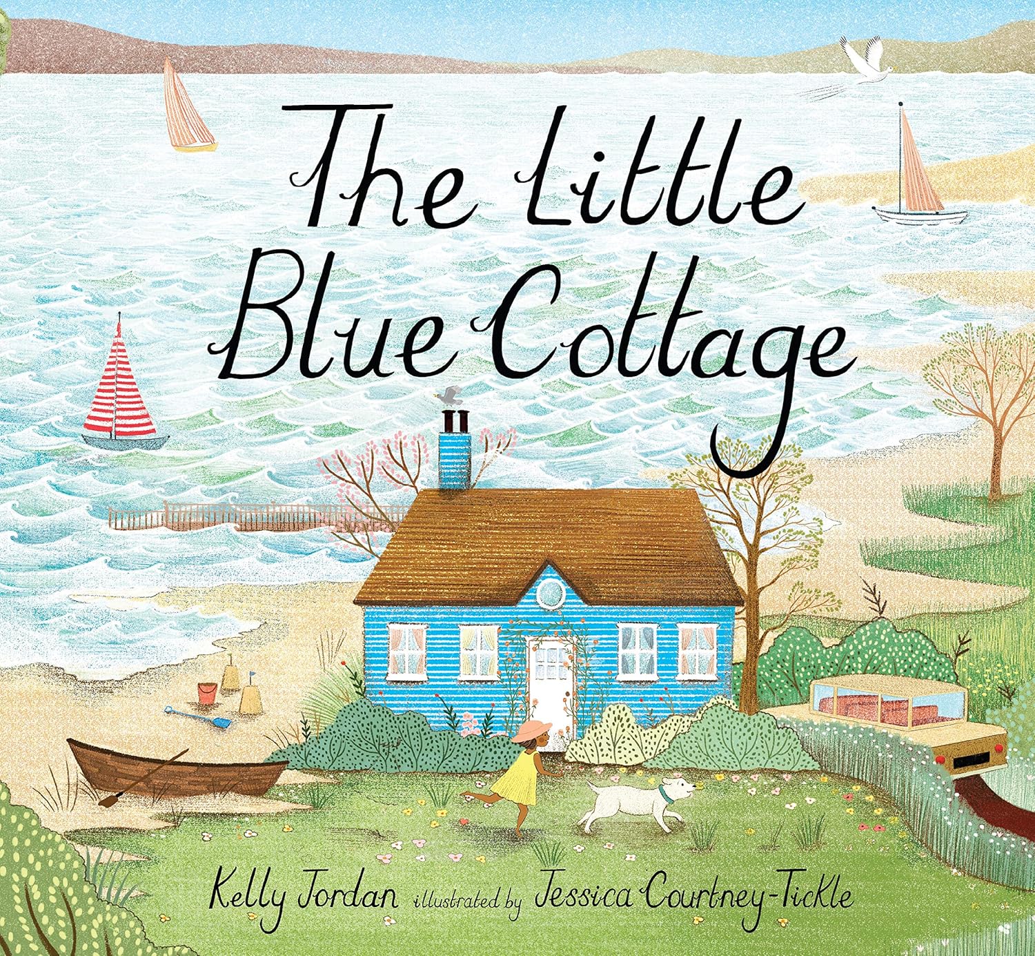 The Little Blue Cottage by Kelly Jordan, illustrated by Jessica Courtney-Tickle